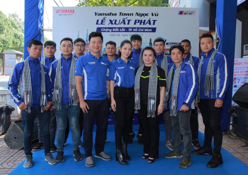 KỈ NIỆM 5 NĂM ĐỘNG CƠ BLUE CORE: “HÀNH TRÌNH YAMAHA XUYÊN VIỆT – BLUE CORE TOURING 2019” chặng Đắk Lắk – Tp. Hồ Chí Minh.