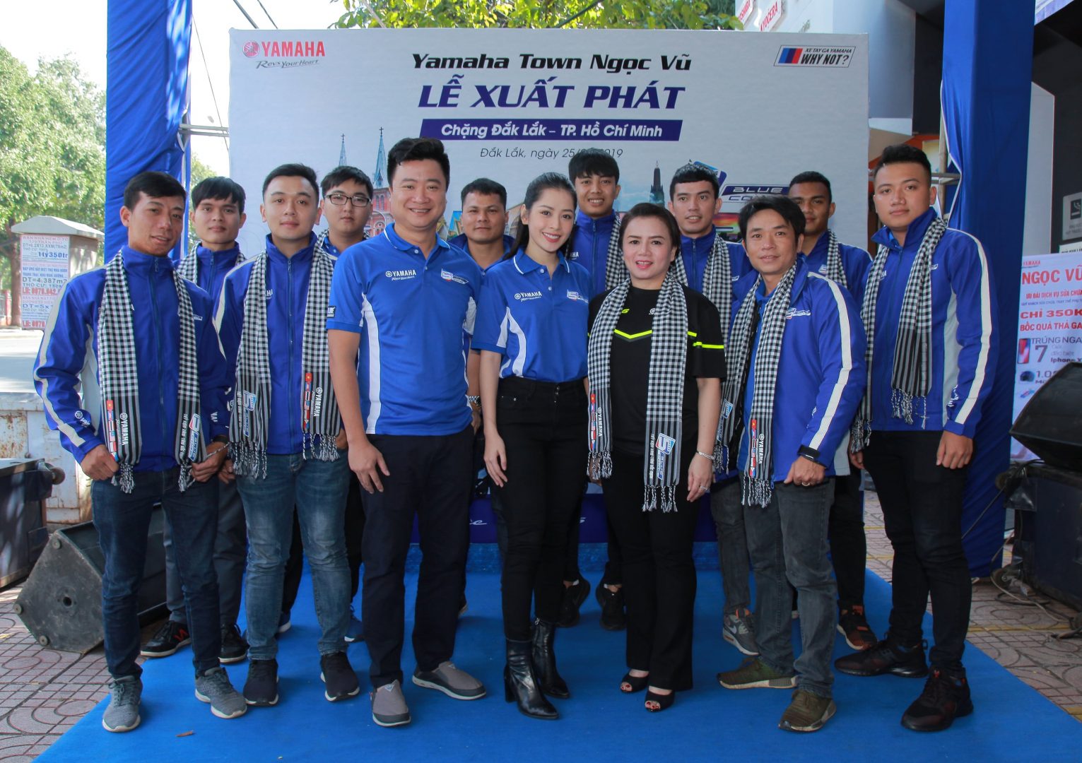 KỈ NIỆM 5 NĂM ĐỘNG CƠ BLUE CORE: “HÀNH TRÌNH YAMAHA XUYÊN VIỆT – BLUE CORE TOURING 2019” chặng Đắk Lắk – Tp. Hồ Chí Minh.