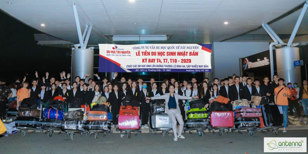 LỄ TIỄN DU HỌC SINH NHẬT BẢN KỲ BAY T4, T7, T10 – 2020